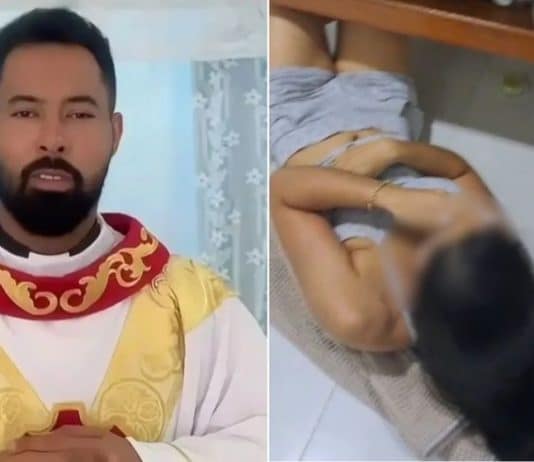padre flagrado