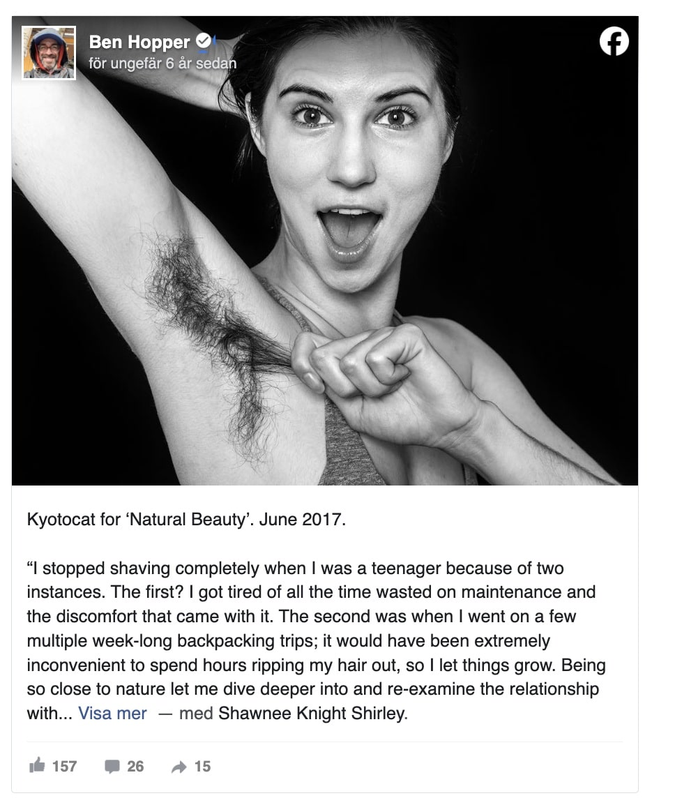 contioutra.com - Uma ousada s&eacute;rie fotogr&aacute;fica desafia os padr&otilde;es de beleza em rela&ccedil;&atilde;o aos pelos femininos