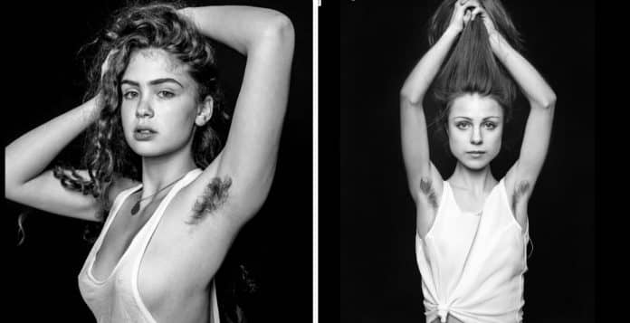 Uma ousada série fotográfica desafia os padrões de beleza em relação aos pelos femininos