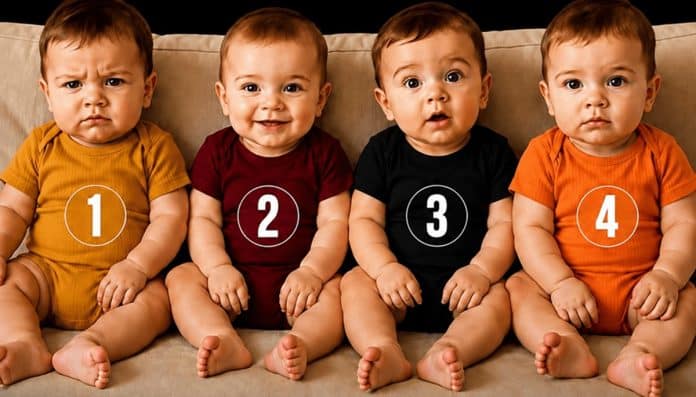 Qual bebê chamou sua atenção primeiro? A resposta pode revelar um traço marcante da sua personalidade