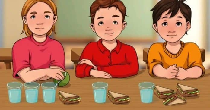 Qual criança tem 3 mães? O detalhe escondido na imagem está confundindo muita gente