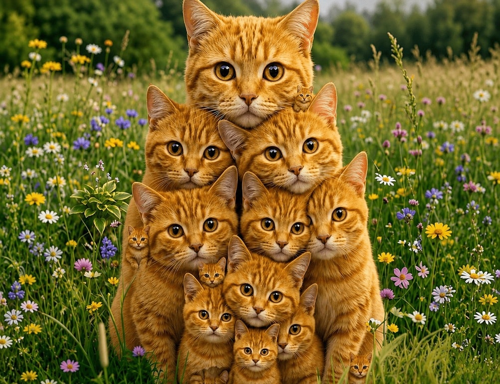 contioutra.com - Quantos gatos voc&ecirc; consegue contar? O detalhe que faz muita gente errar est&aacute; bem na sua frente