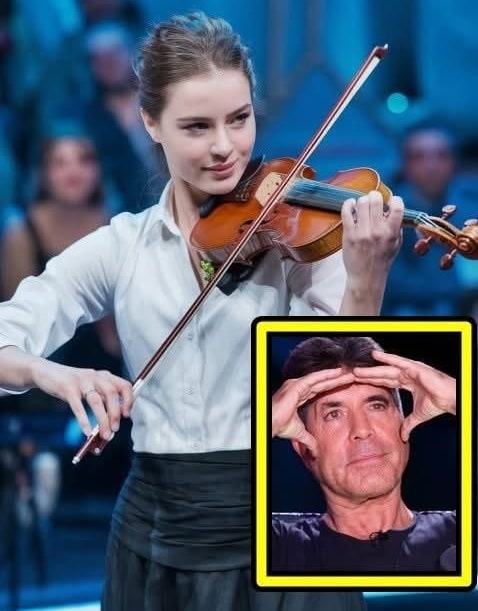 contioutra.com - Ela come&ccedil;ou tocando violino no AGT, e Simon Cowell j&aacute; estava com a m&atilde;o no bot&atilde;o vermelho